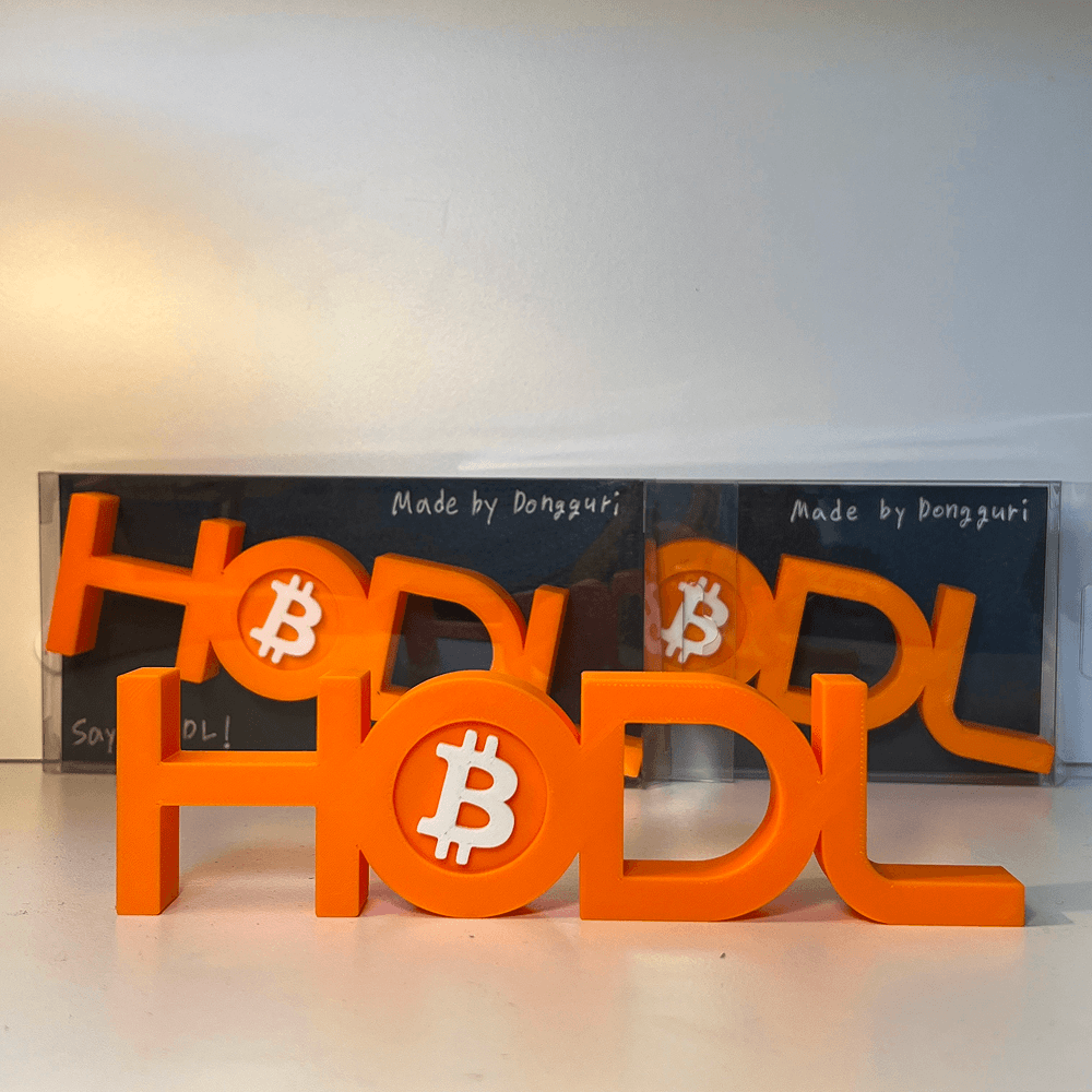 HODL Sign (orange) - 1